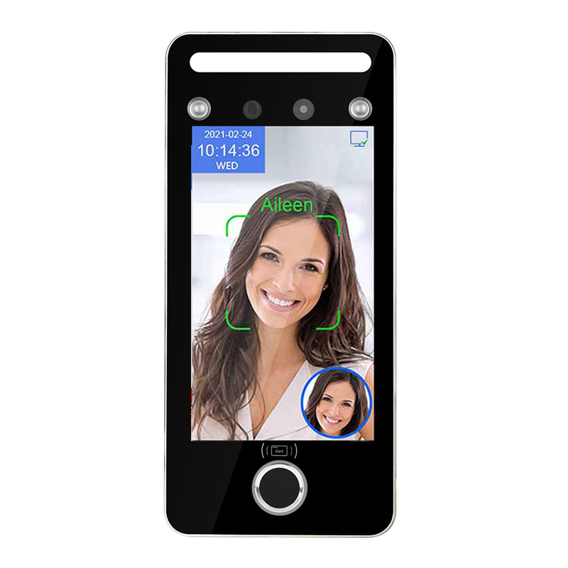 Ekran dotykowy Rozpoznawanie twarzy Urządzenie odcisków palców 4,3 cala do dostępu do firmy