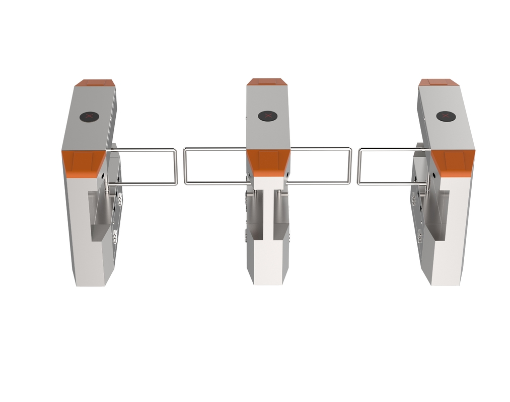 Elektroniczne bramki obrotowe 600 mm Podwójna bariera Bramki lotniskowe